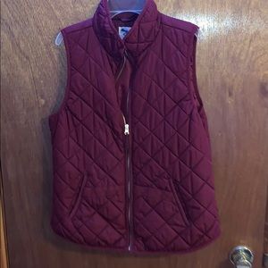Maroon vest